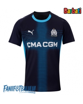 Olympique de Marseille Tricou Fotbal Replică 2025-26 Barbati Deplasare